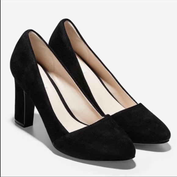 Cole Haan Shoes - Cole Haan | Kinslee Black Suede Pumps Size 9 NWOB